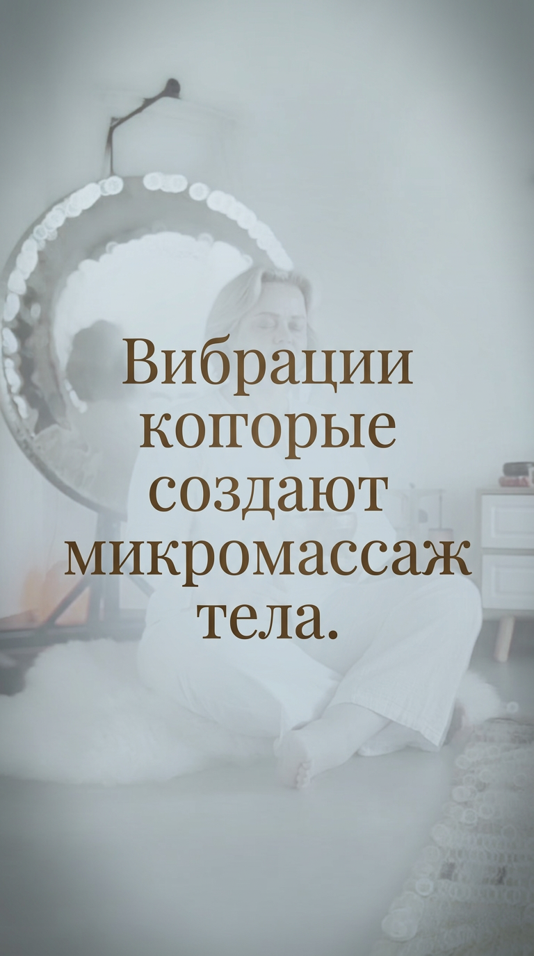 Микромассаж звуковой вибрацией